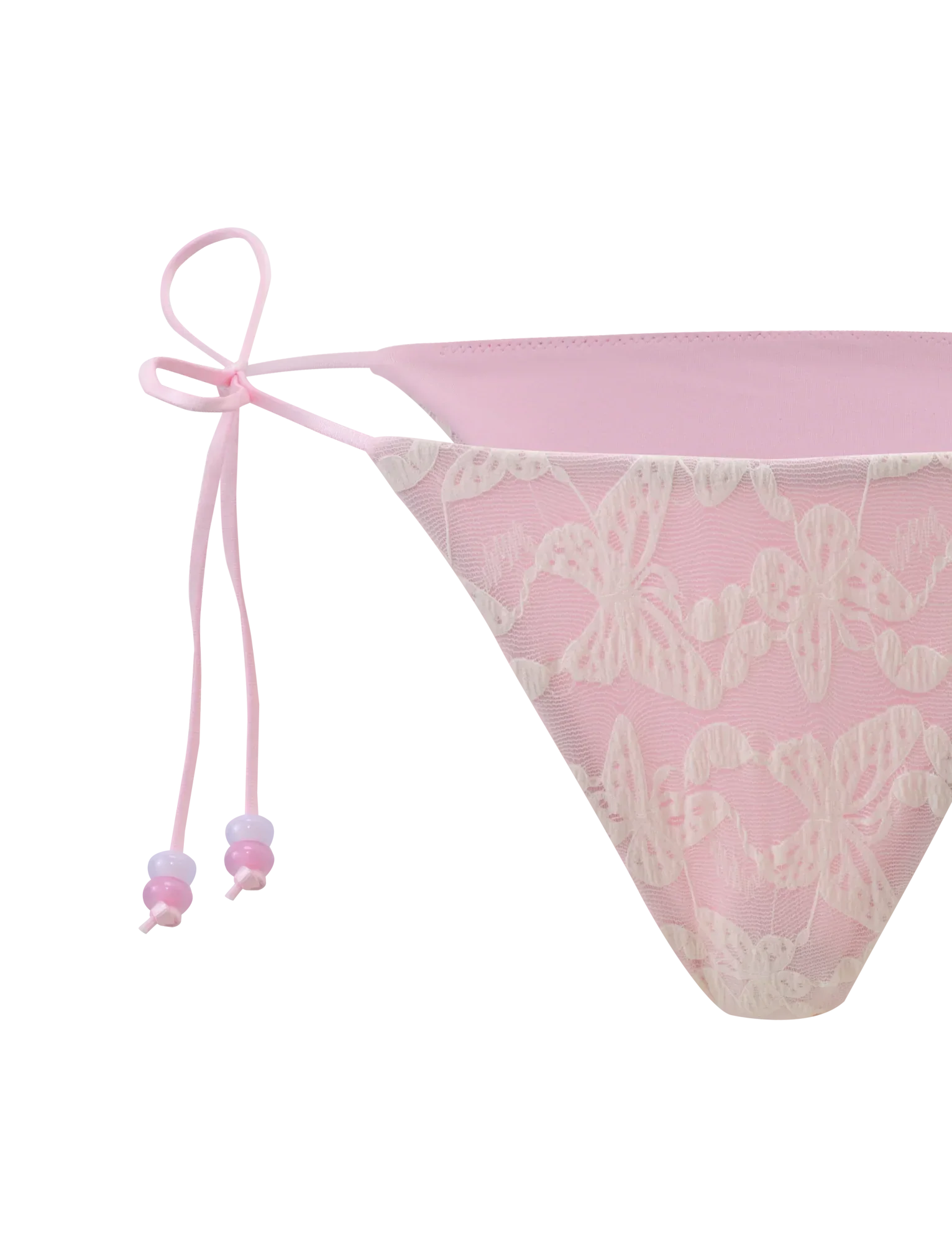 BRIGITTE BIKINI BOTTOM IVORY LACE