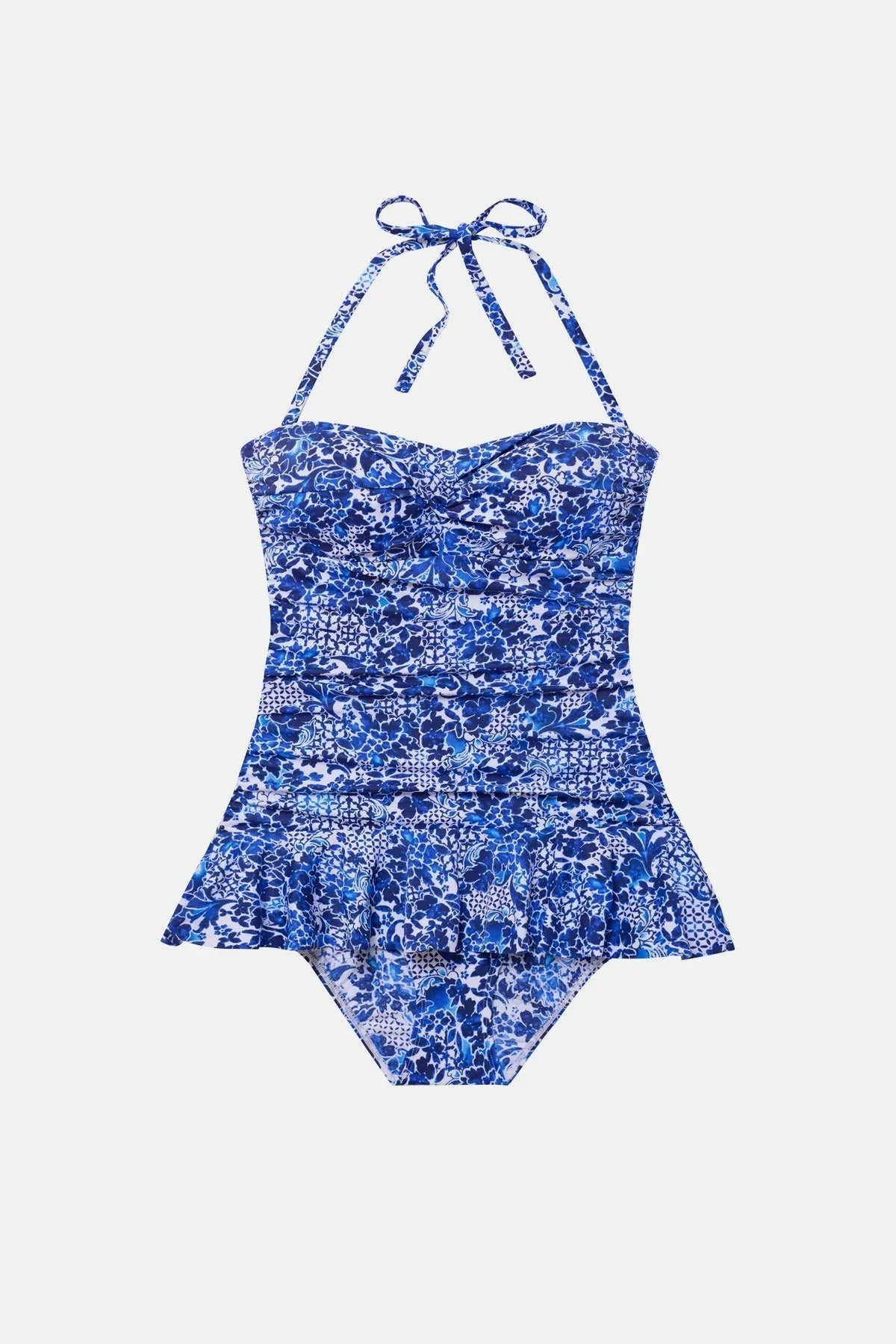 Summer Skirted One Piece Floral City