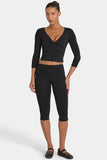 ButterCloud Capri Leggings in Black