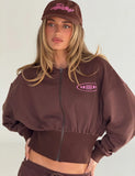 MERRYN HOODIE CHOCOLATE