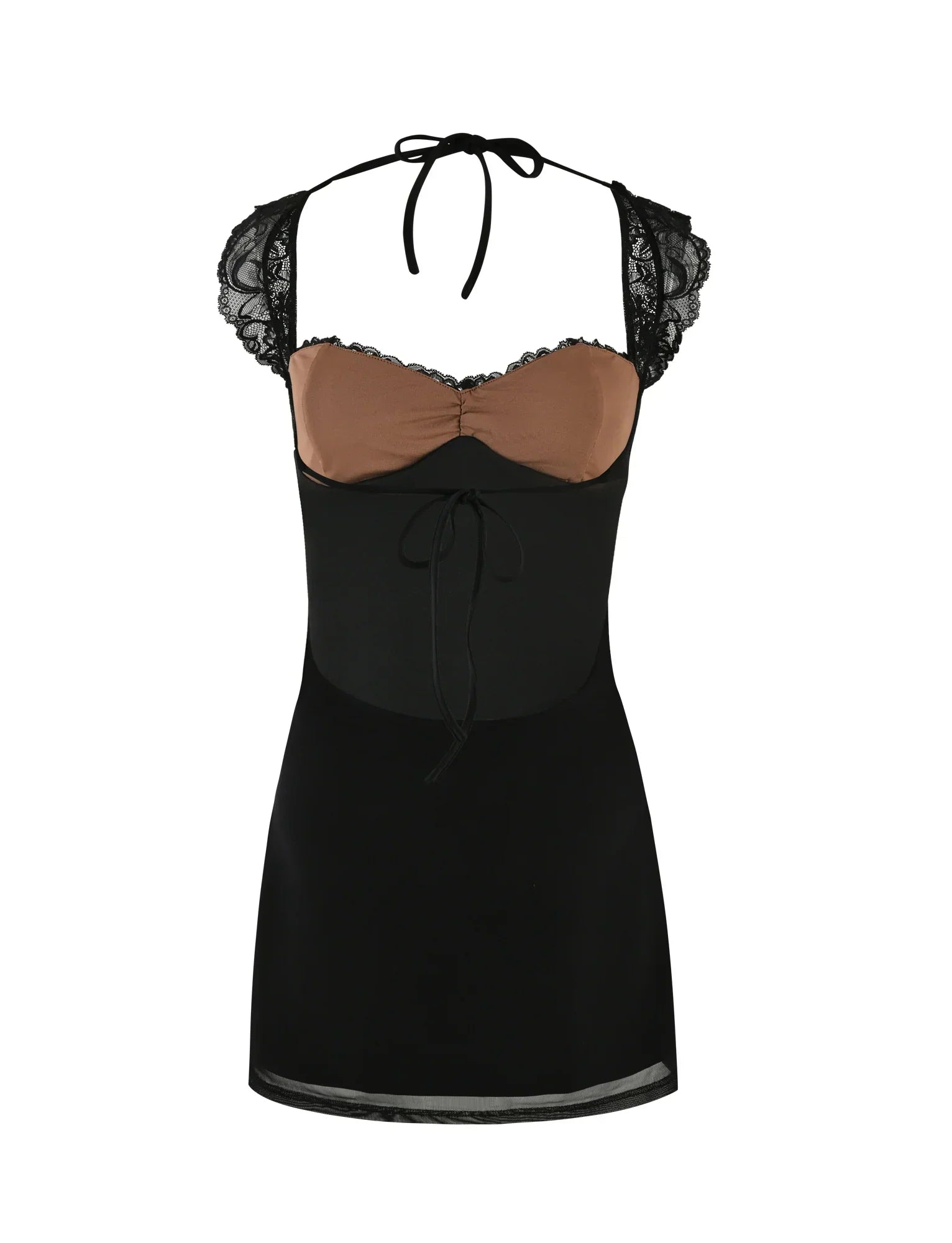 NYOMI MINI DRESS BLACK