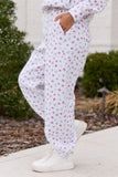 Jolie Pink Floral Sweatpants