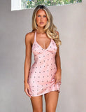 CINCIE MINI DRESS PINK DOT