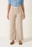 Ari w Waistband Tie Wide Leg Pant