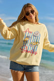 Aw Shucks Yellow Graphic Sweatshirt
