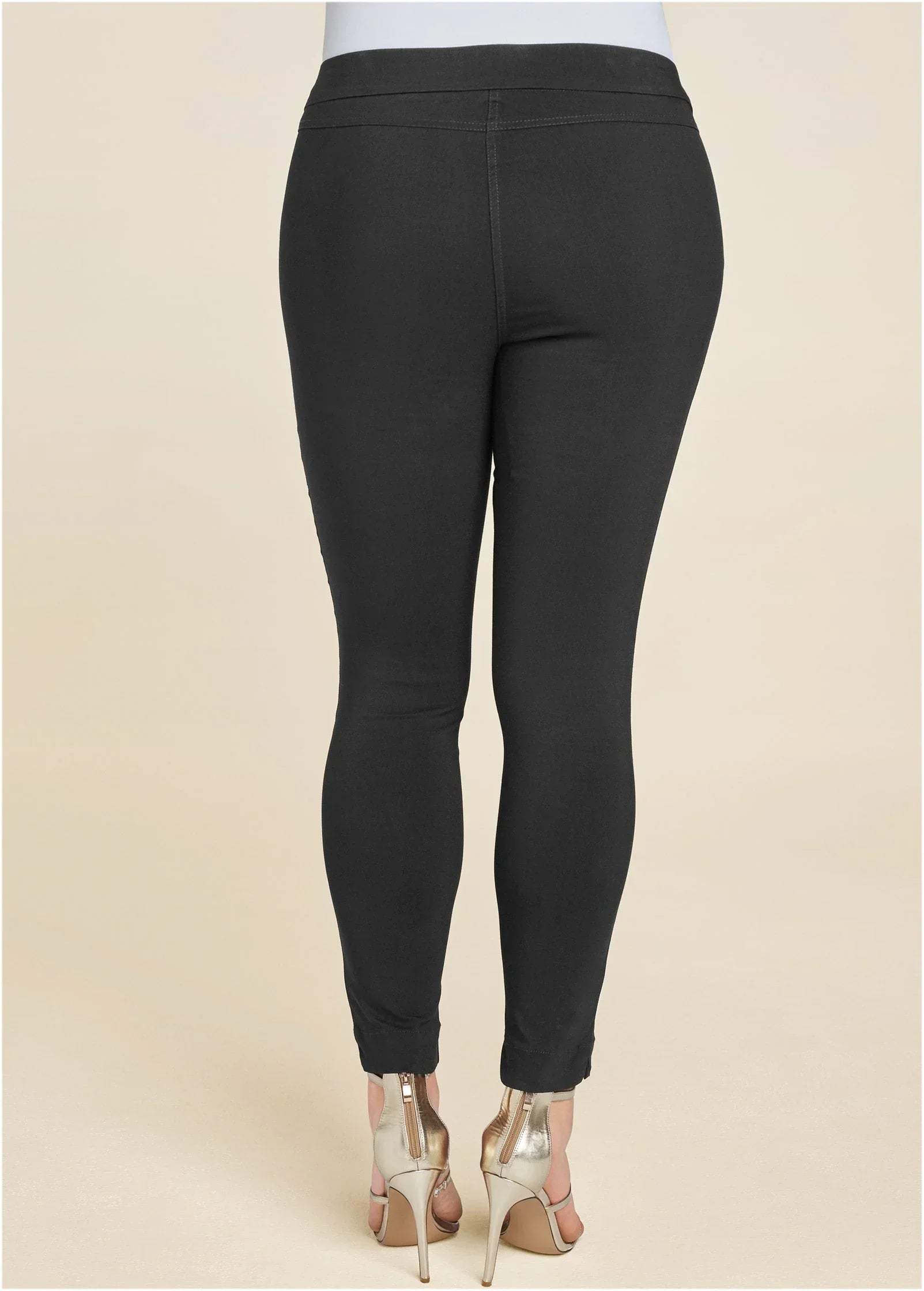 Slimming Stretch Jeggings Black