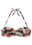 Bandeau Top Red Yellow Tropic