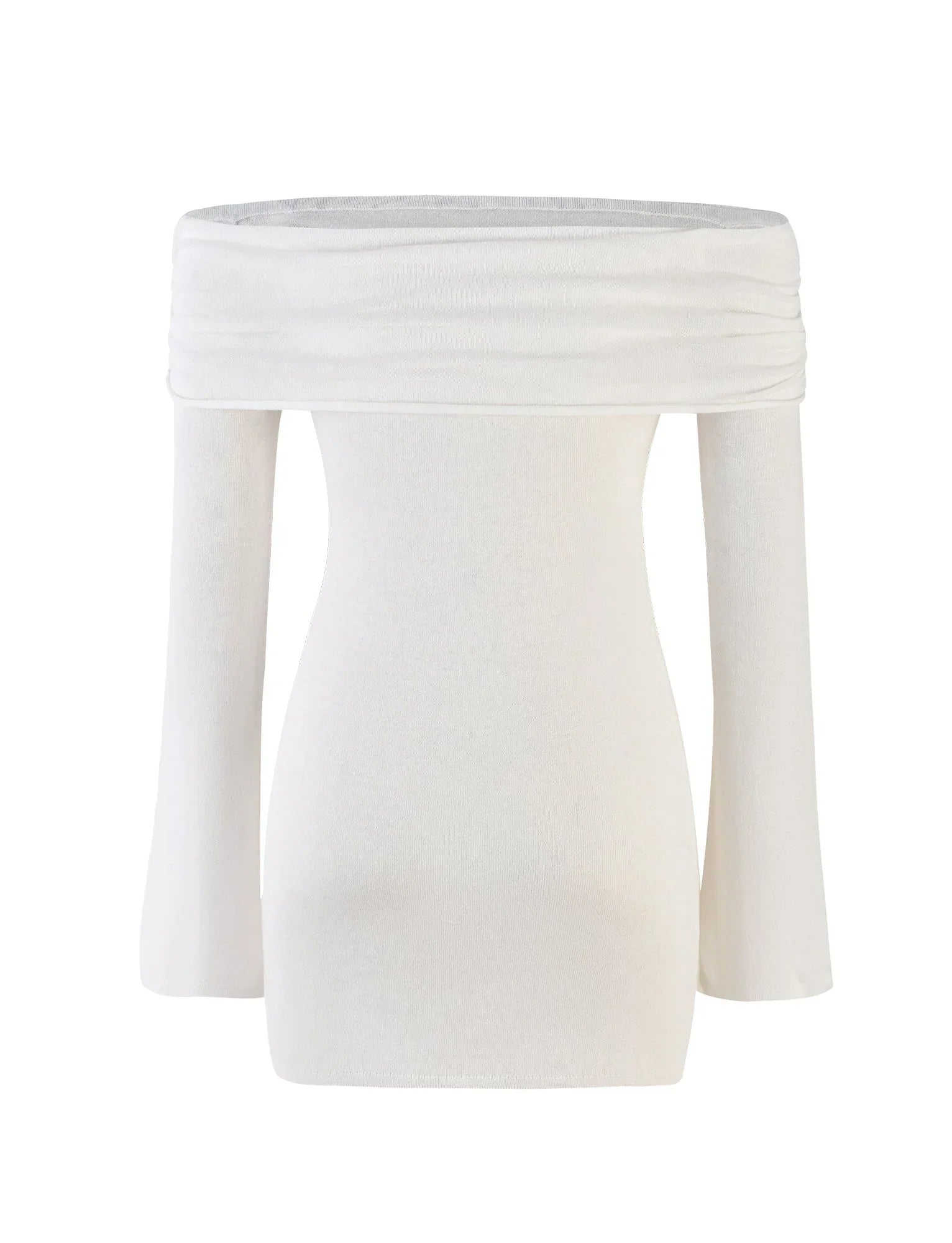 DIEDRE JUMPER DRESS WHITE CREAM