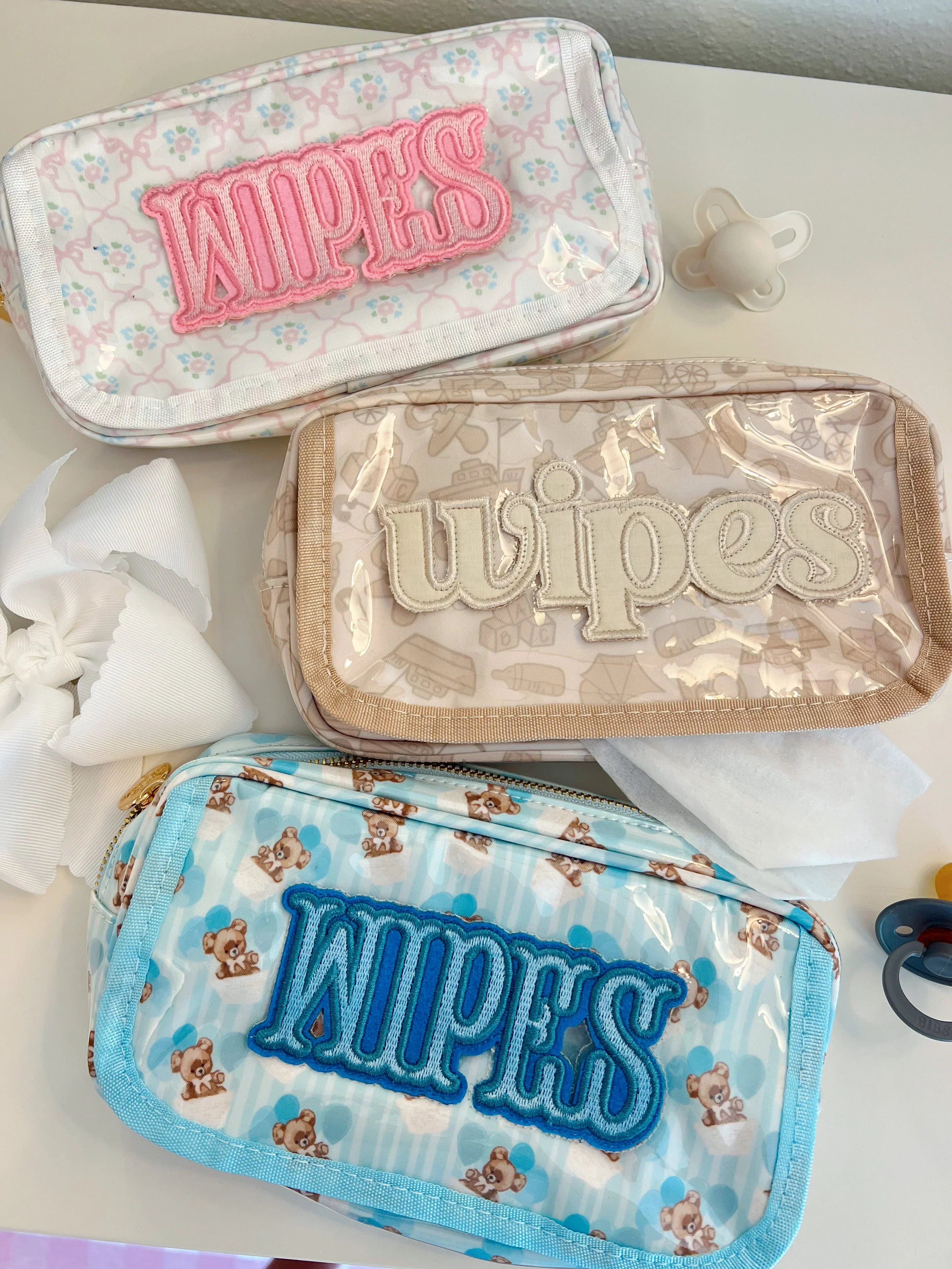 KenzKustomz Wipes Pouch Clear Coat Bag