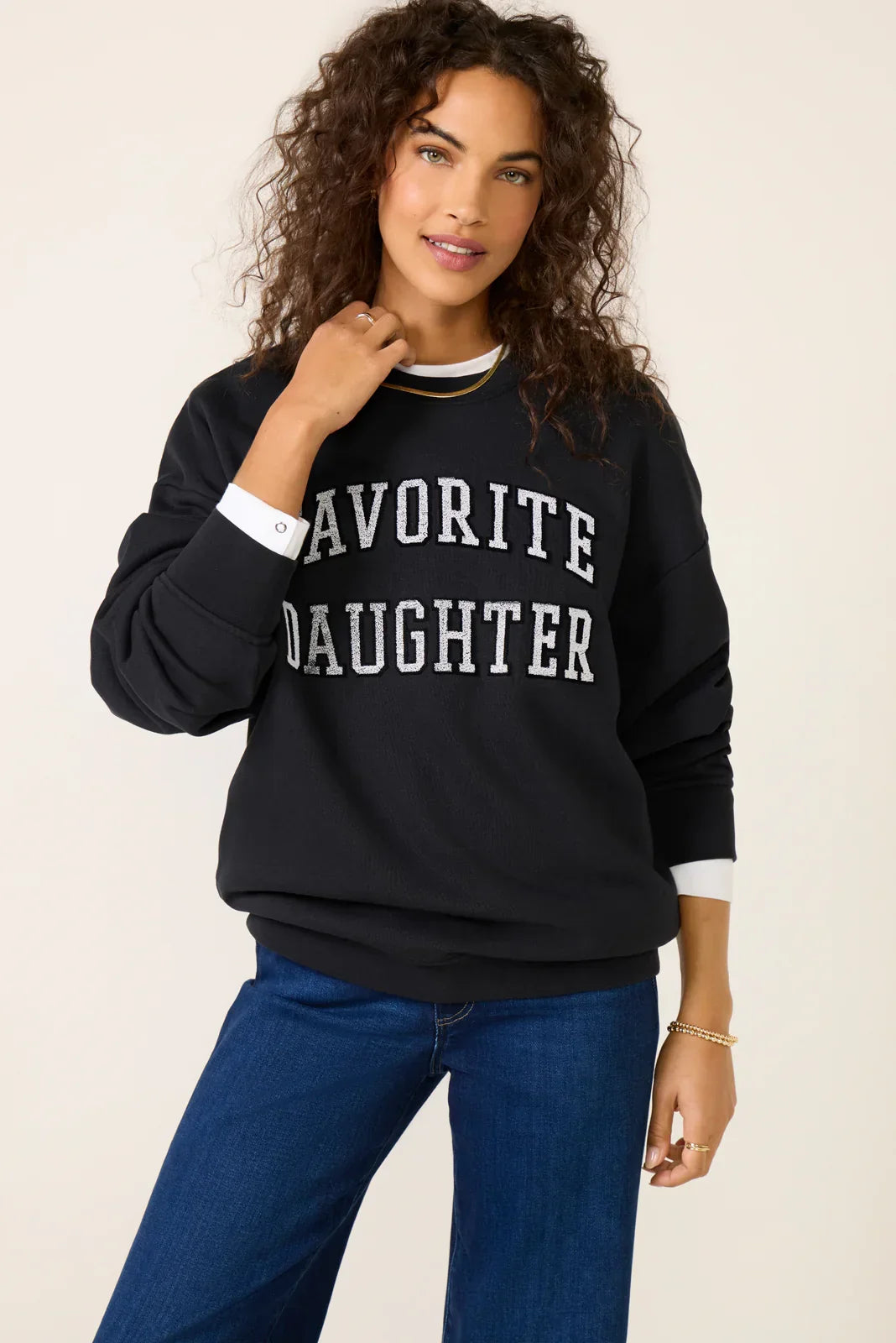 The Collegiate Embroidery Sweatshirt