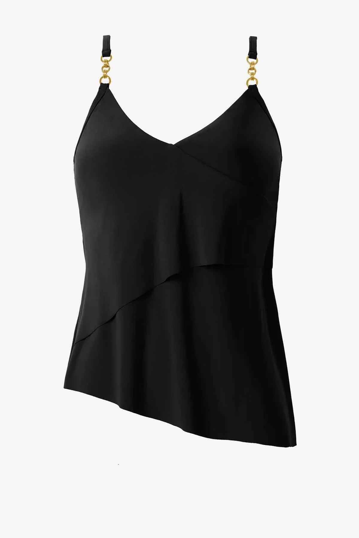 Eliza Tankini Top in Chain Link