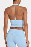ButterCloud Crop Tank Top in Sky