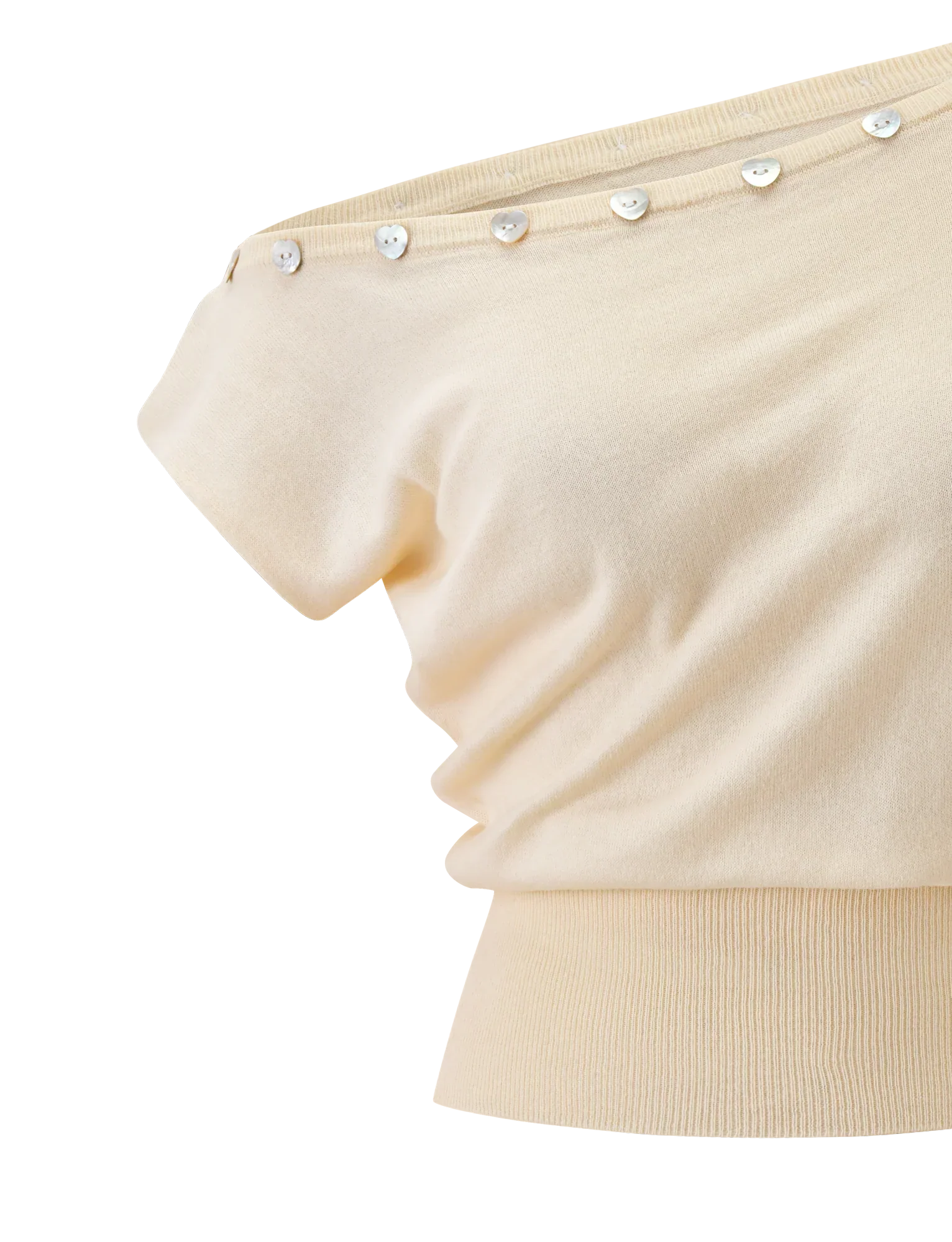 TYLA SLEEVELESS KNIT TOP CREAM