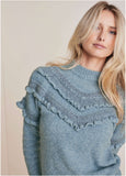 Cheveron Sweater Tourmaline