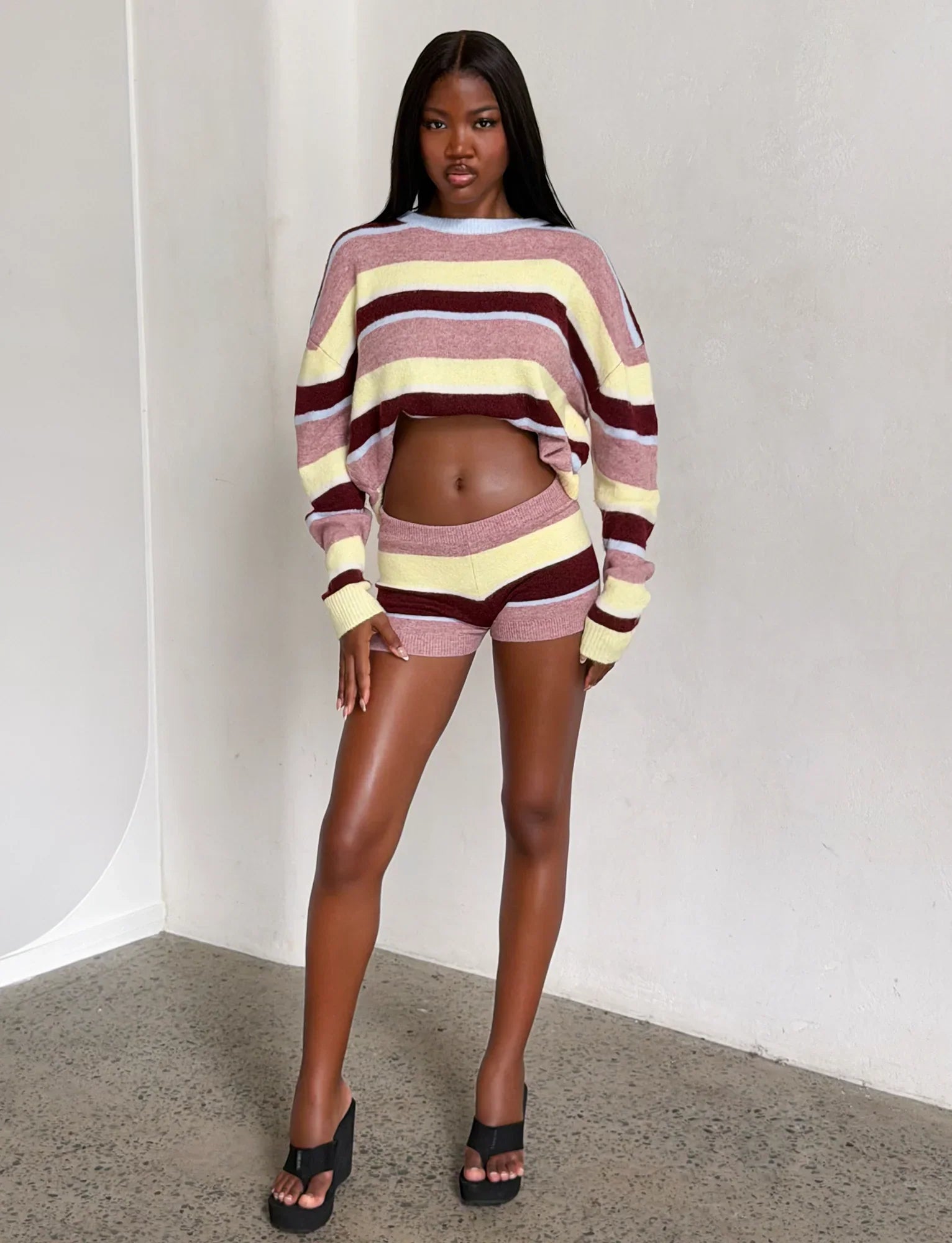 KOA 20 STRIPED SHORT TAN STRIPE