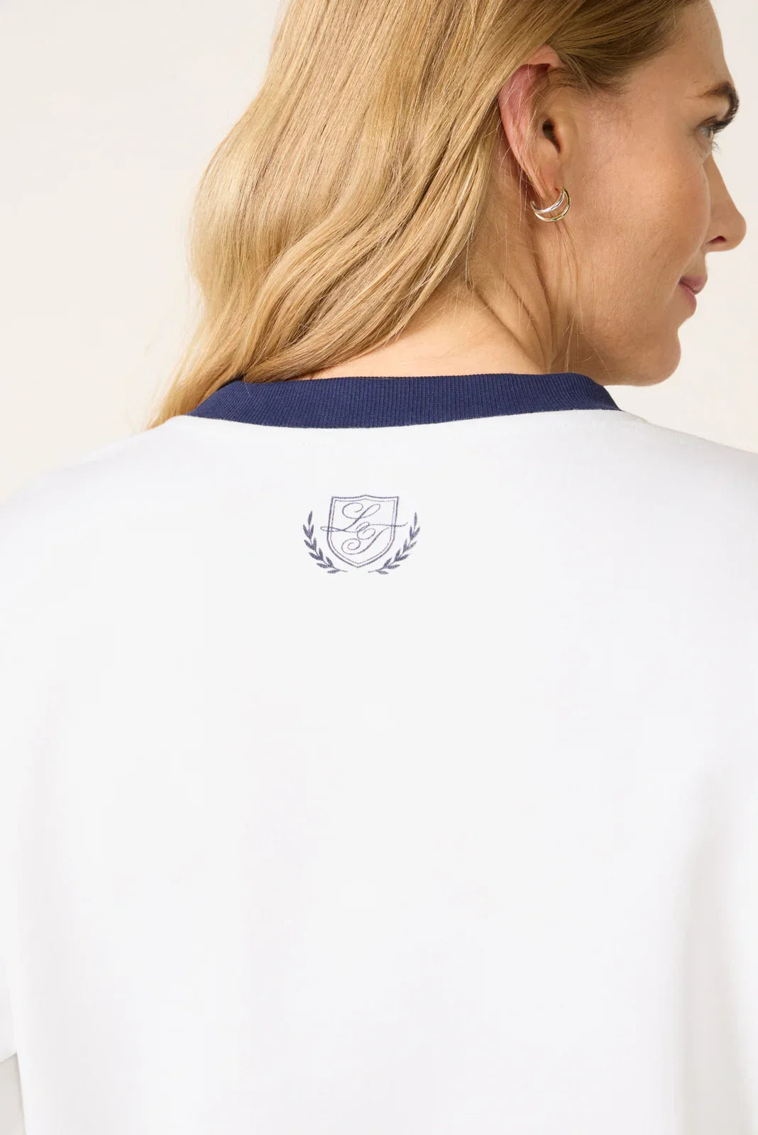 Crew Neck Patch Sweatshirt