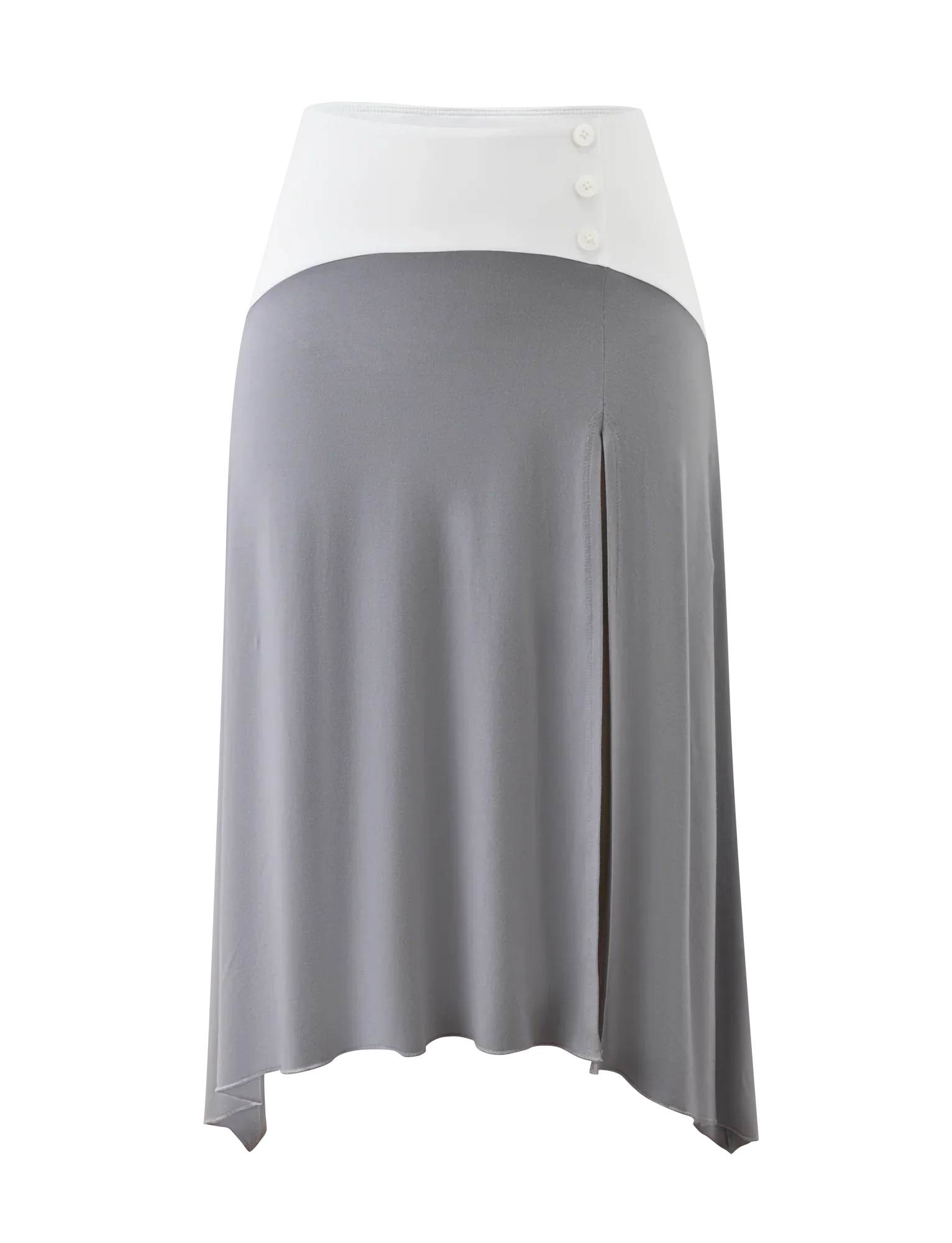 ALYSSA HI LO SKIRT GREY