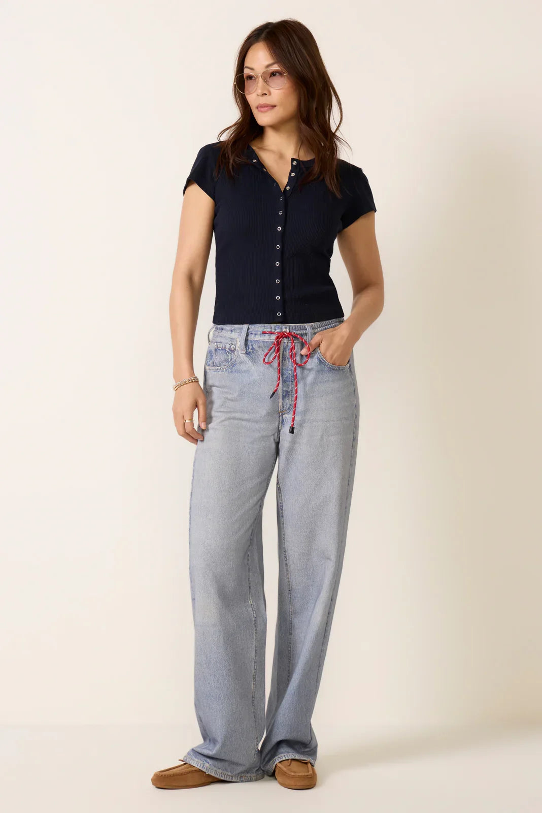 Miramar Drawcord Wide Leg Pant