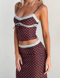 AMARA TOP POLKA DOT