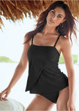 Classic Bandeau Tankini Top Black Beauty