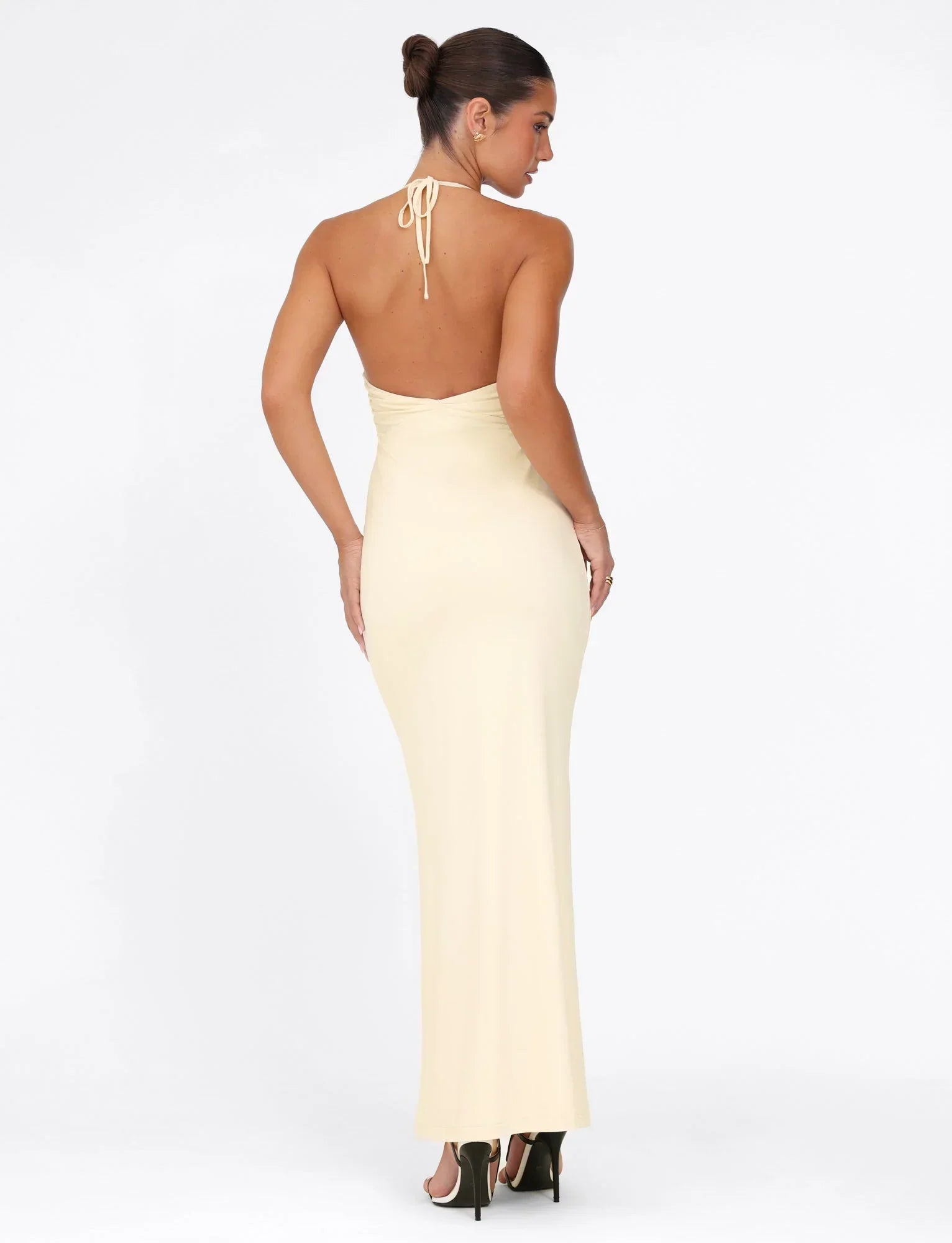 DEENA MAXI DRESS YELLOW LEMON