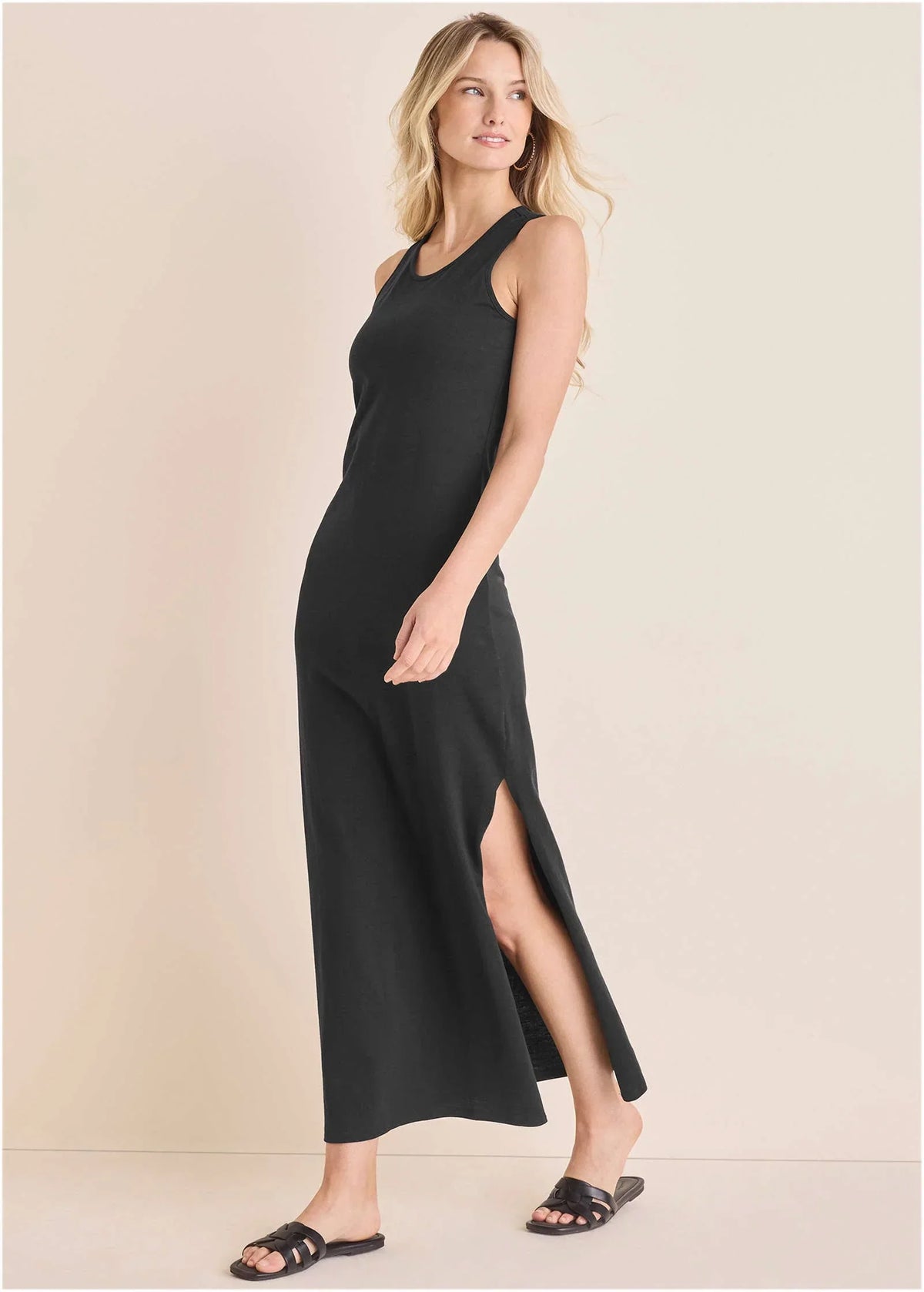 Tank Maxi Dress Jet Black