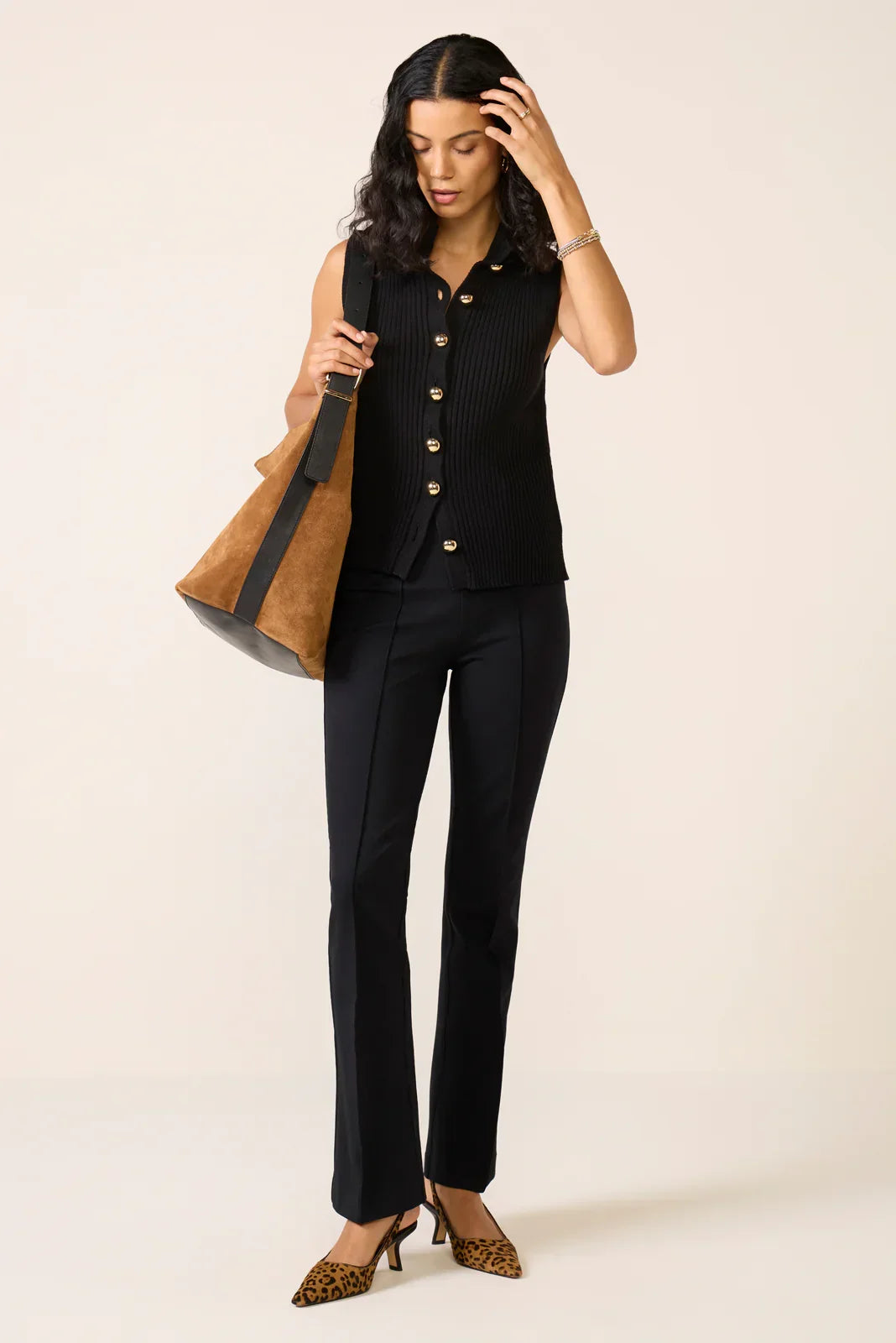 Ponte Micro Flare Pant