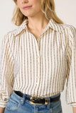 Sadie Slub Stripe Shirt