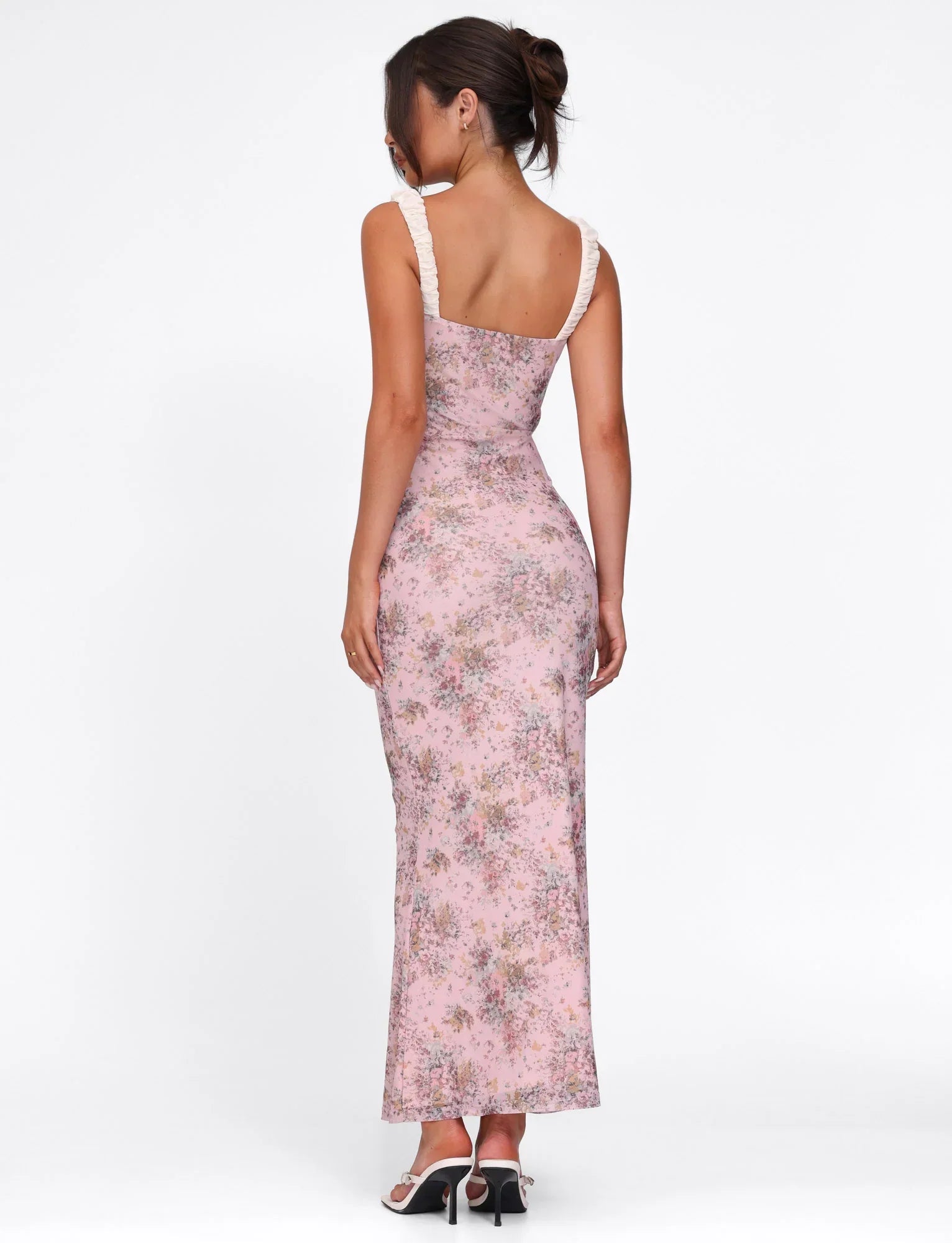AMARAN DRESS PINK CAMO FLORAL