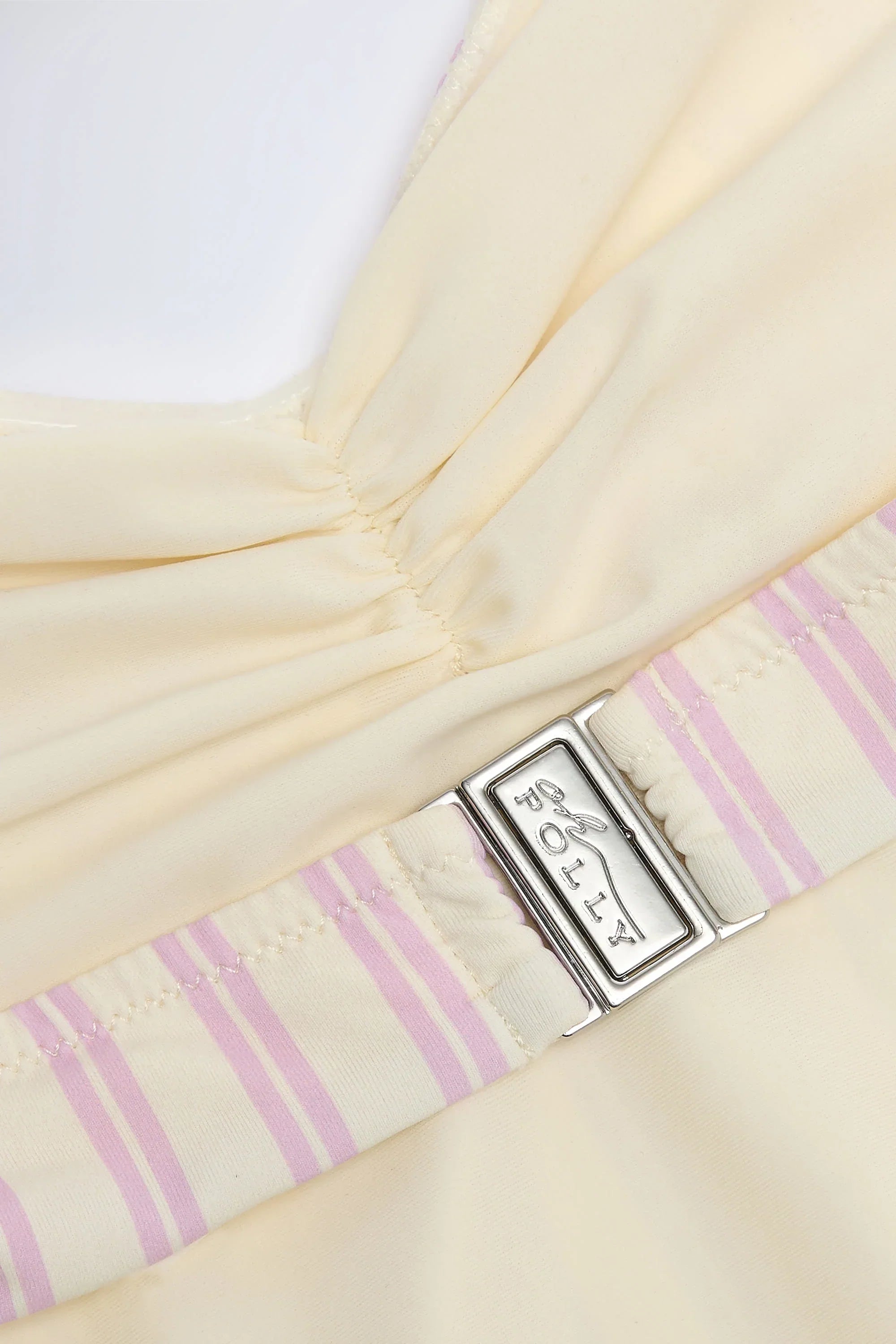 Cut Out Halterneck Swimsuit in Mauve