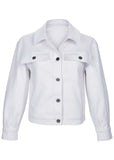 Core Denim Jacket White Denim