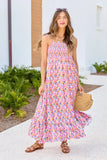 Ashley Pink Floral Maxi Dress