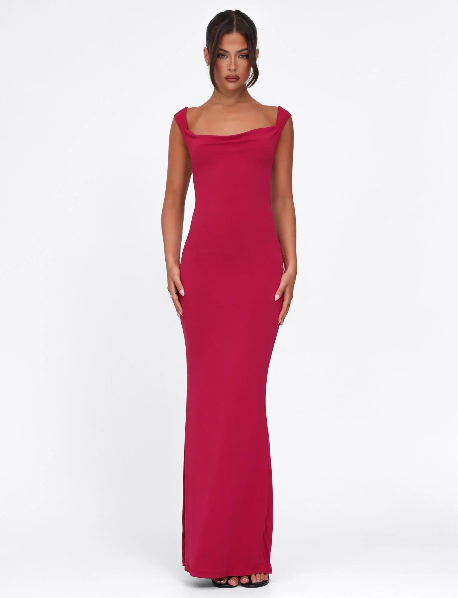 ZITA DRESS RED SALSA DEEP RED