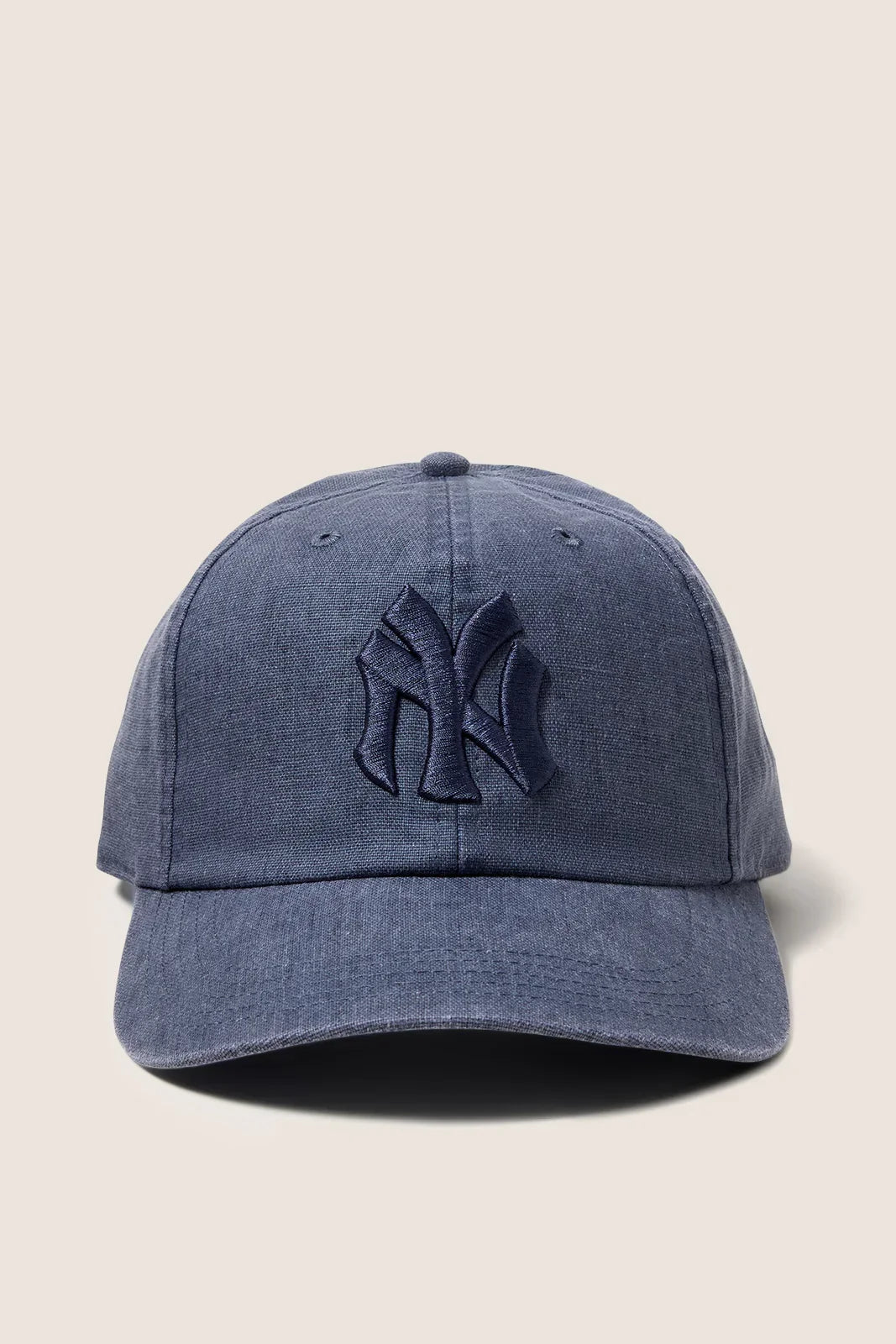 Linen NY Baseball Hat
