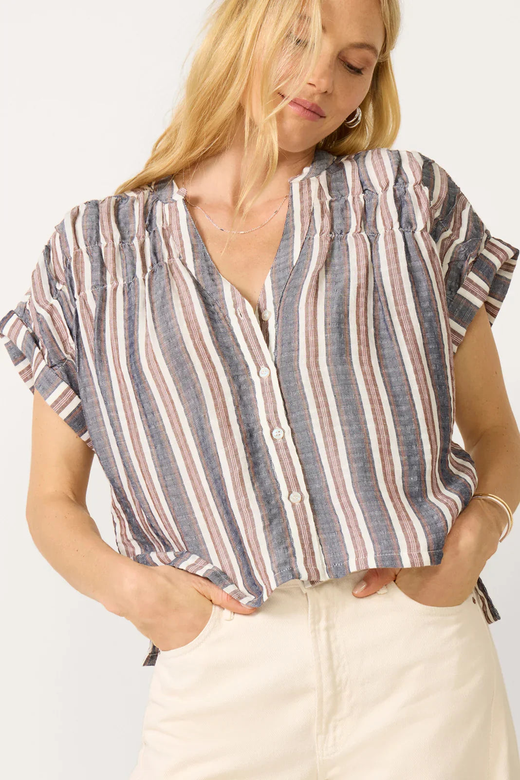 Cecilia Stripe Blouse