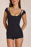 Modal Playsuit in Black