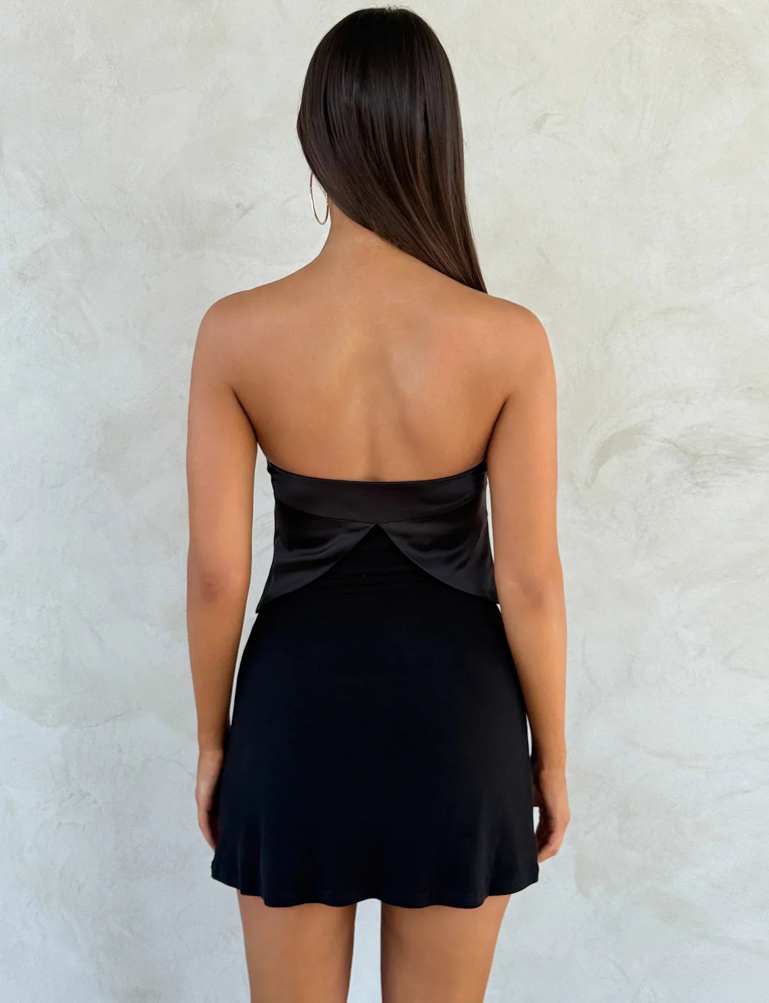 GROVE MINI DRESS BLACK