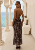 Trendsetter Maxi Dress Leopard Print