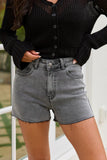 My Favorite Washed Black Denim Shorts