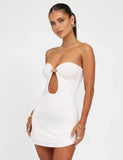 CECILY MINI DRESS WHITE