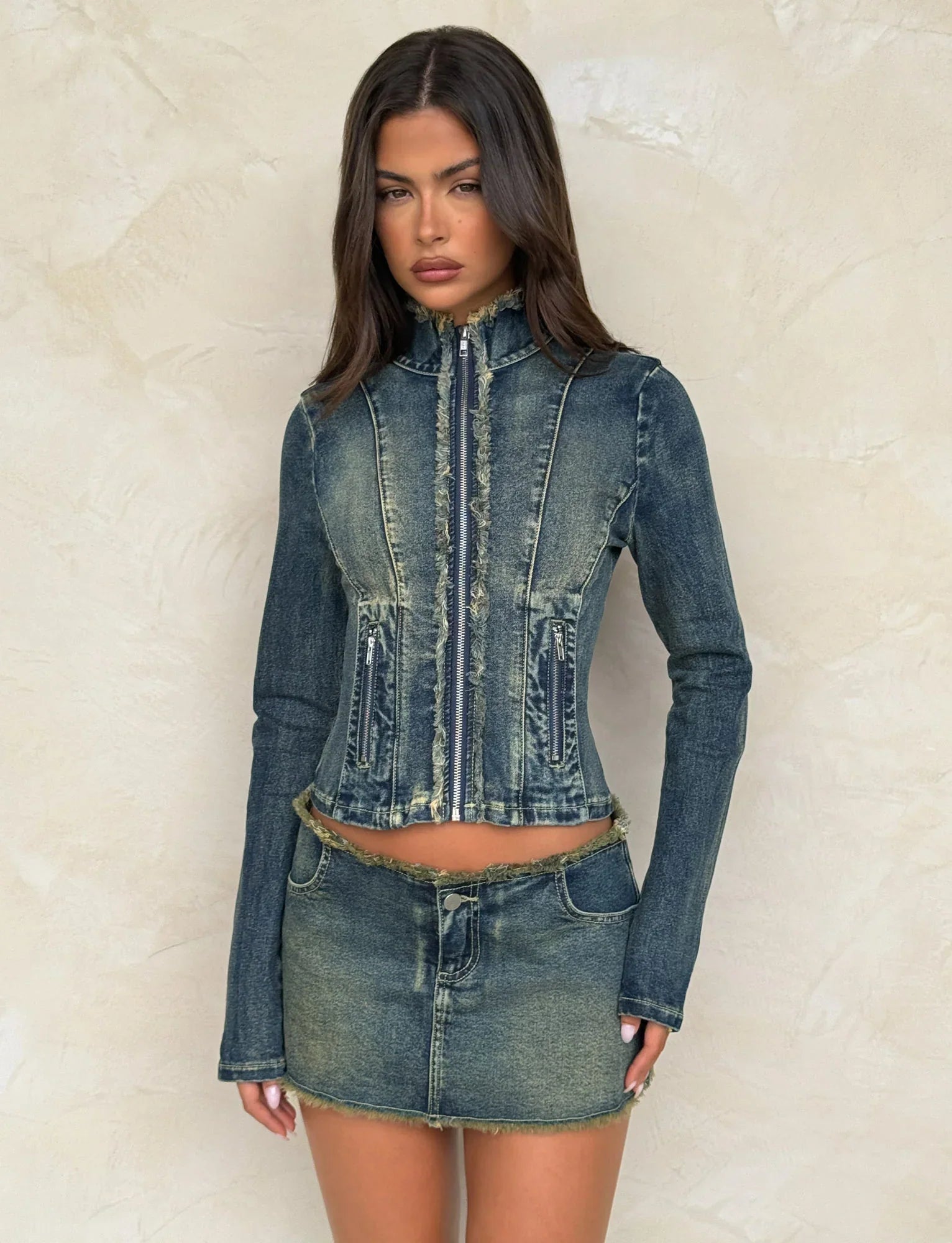 OPHELIE JACKET BLUE DENIM BLUE DENIM