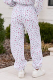 Jolie Pink Floral Sweatpants