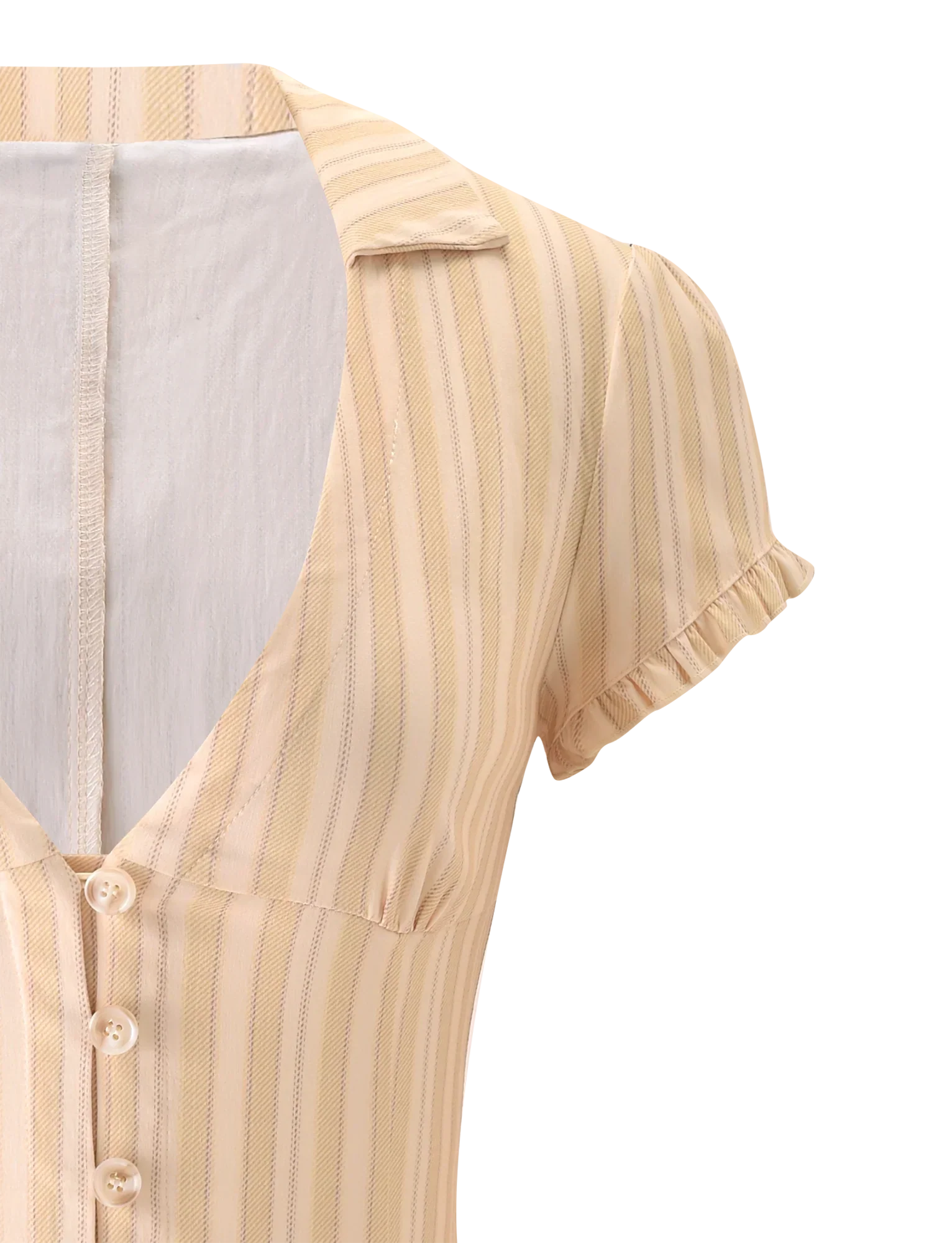 KITTIE SHIRT YELLOW STRIPE