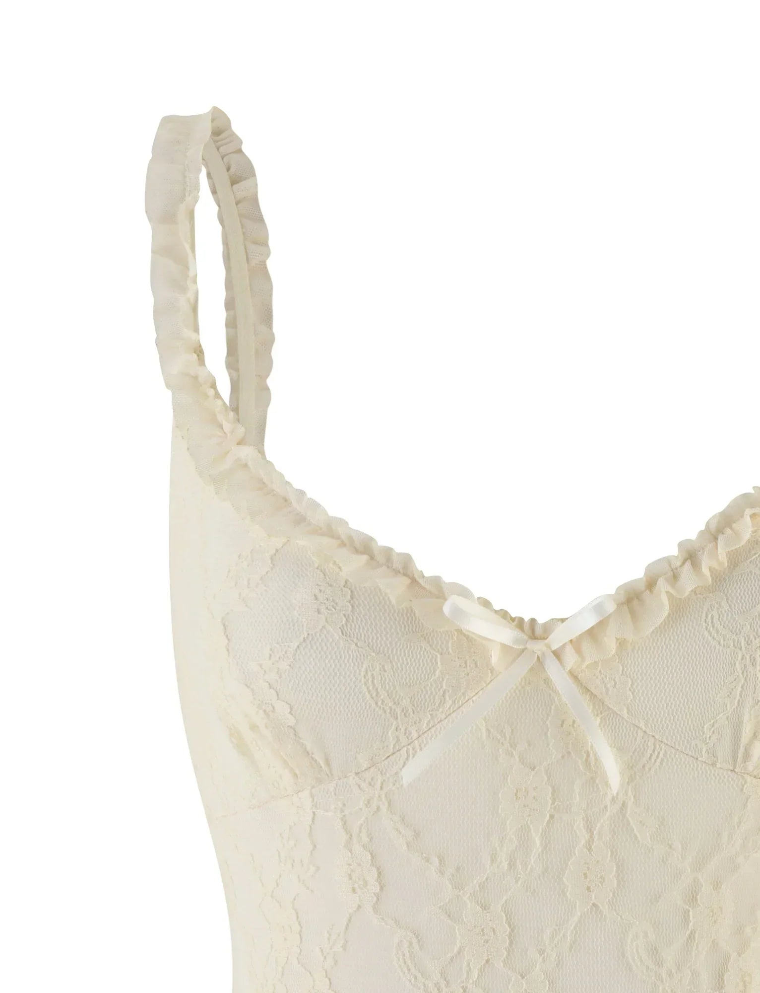 DEJA BODYSUIT BEIGE CHAMPAGNE CHAMPAGNE LACE