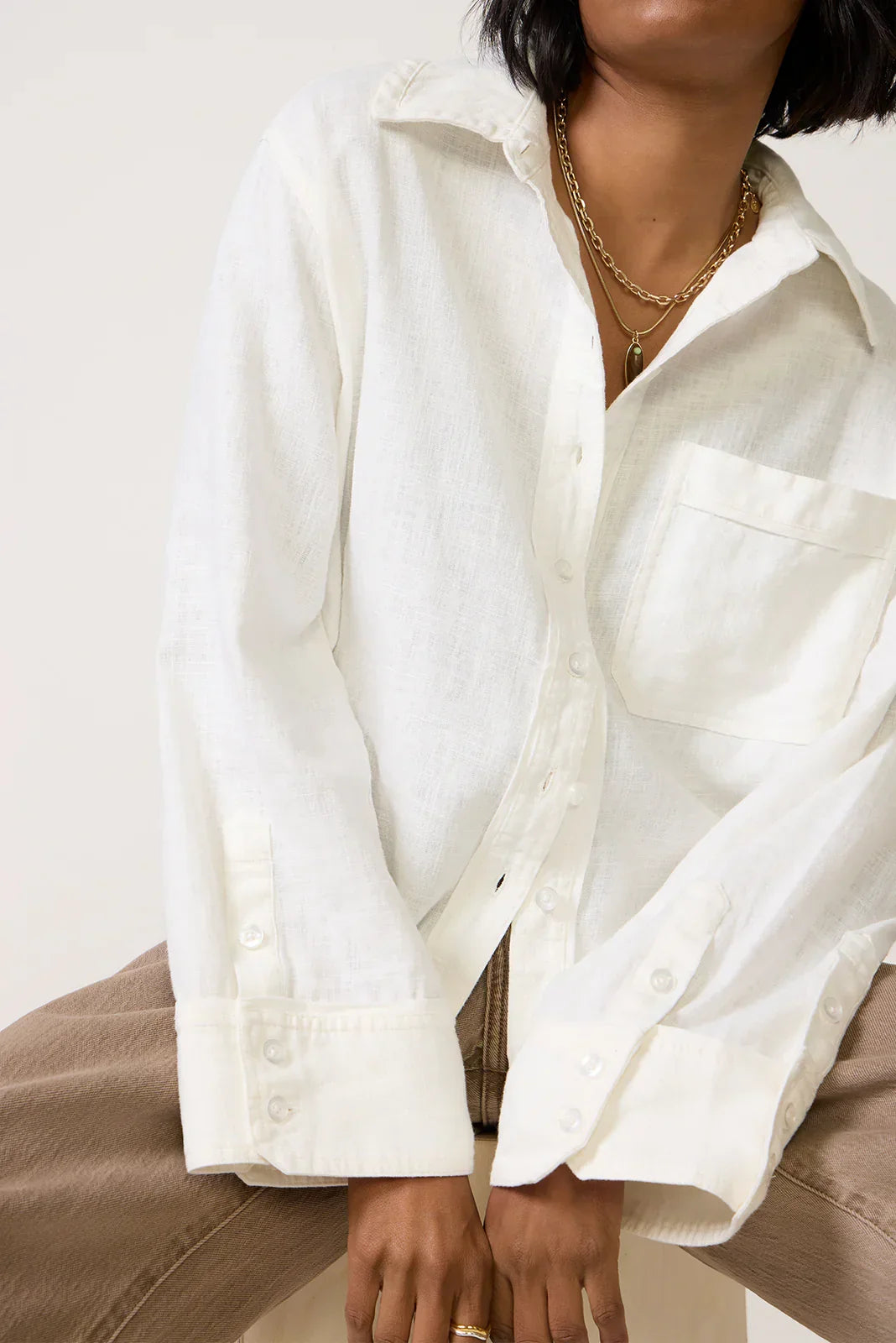 Linen Laurel Top