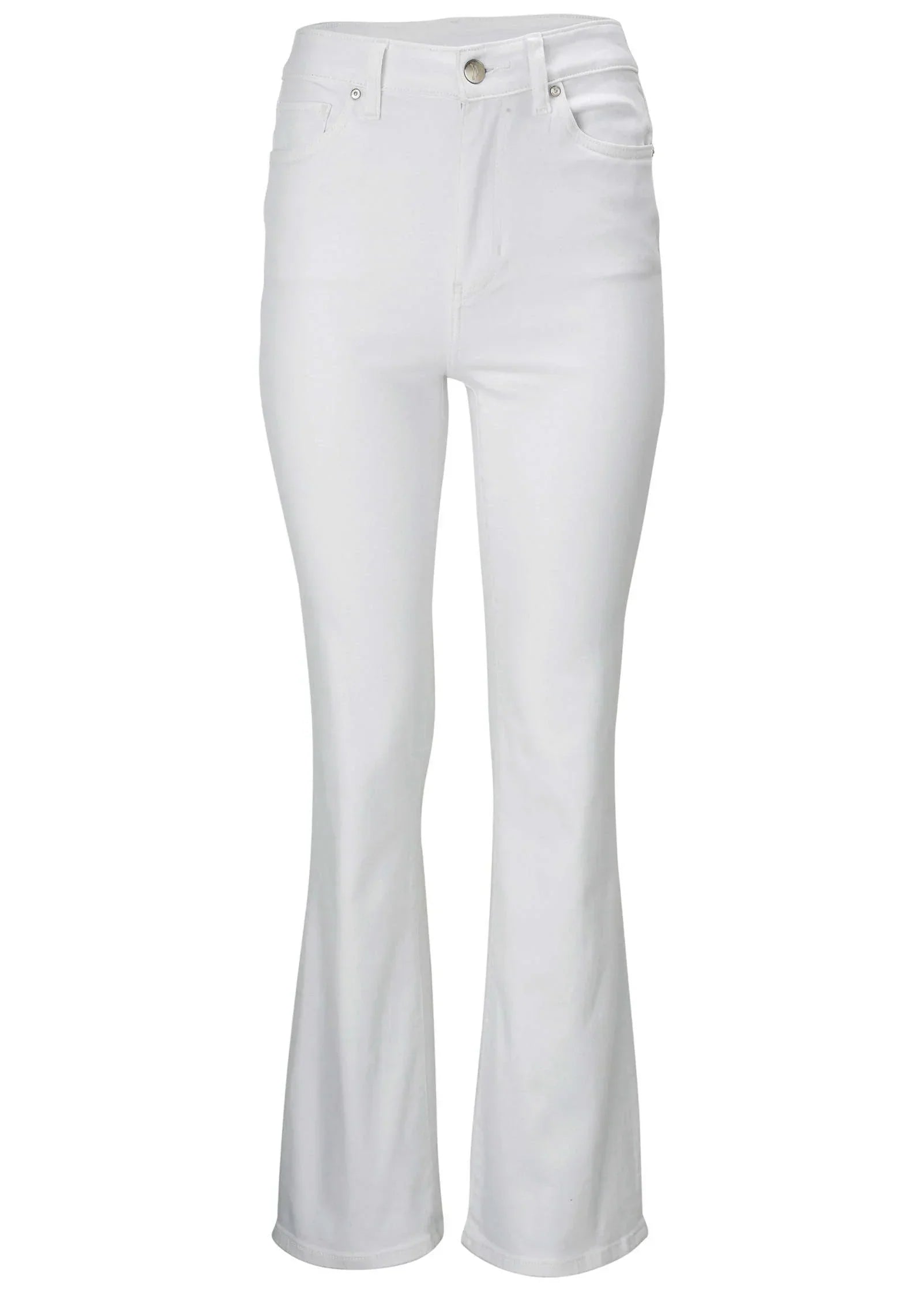 Penelope Modern Flare Jeans White
