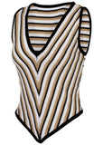 Stripe Tank Top Natural Multi