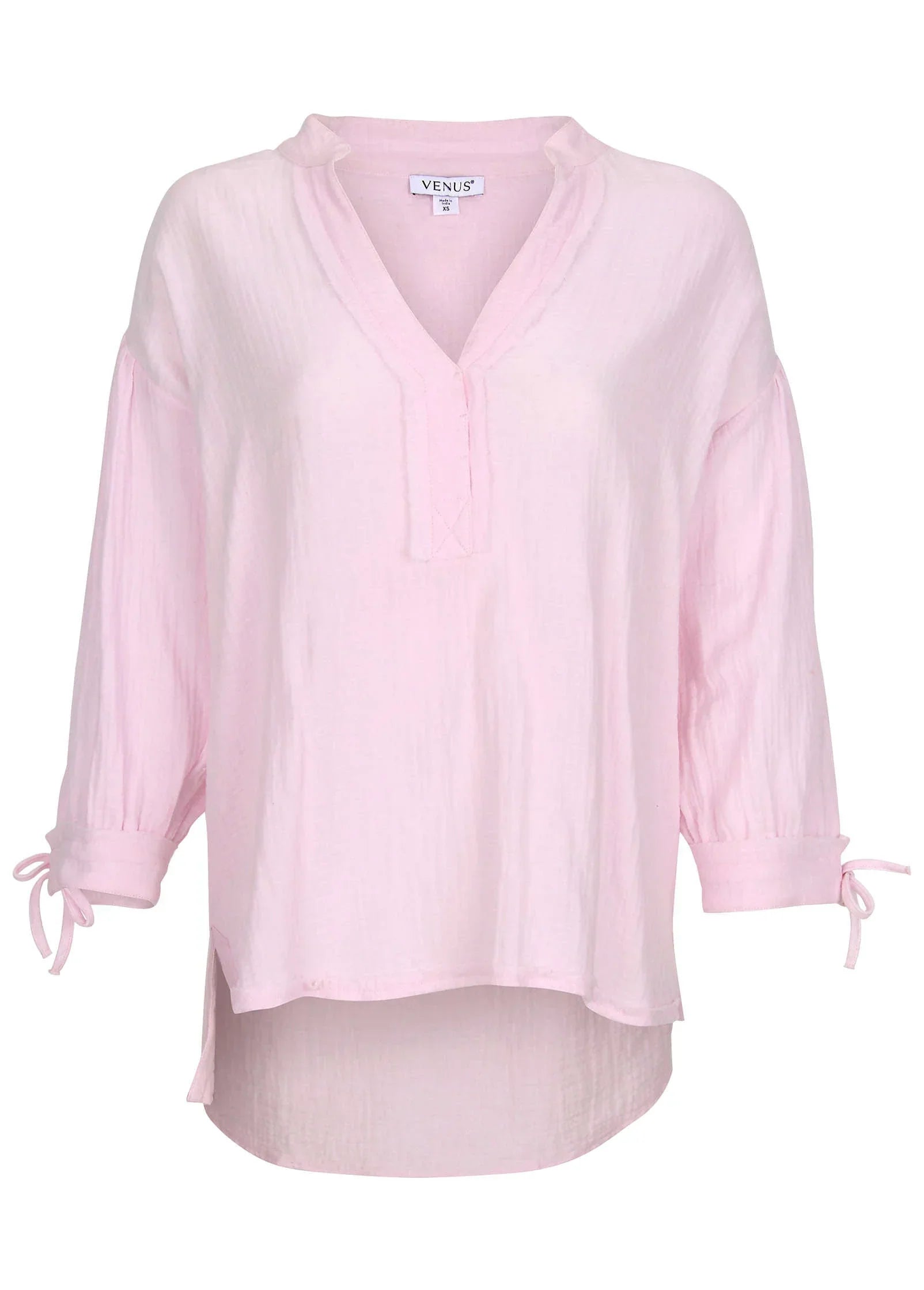 Textured Oversized Blouse Lilac
