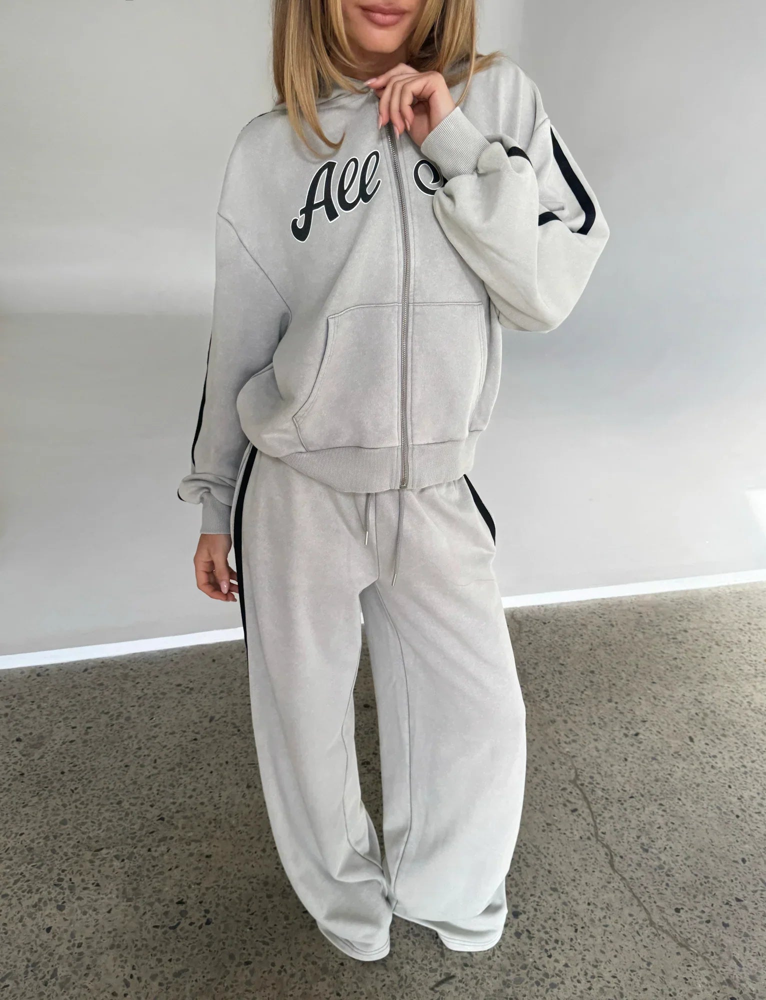 PAYTON TRACKPANT STONE