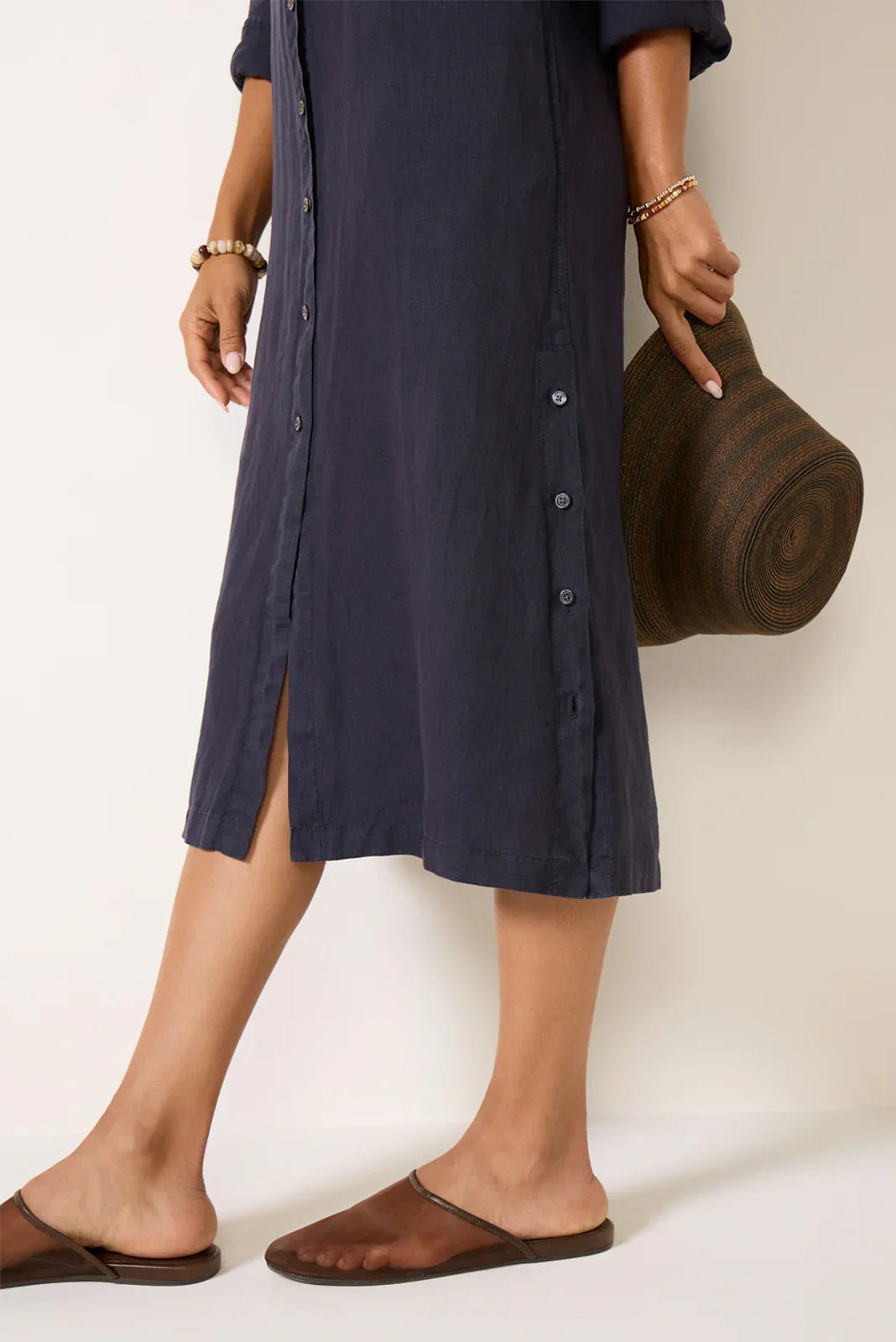 Kerry Linen Shirt Dress